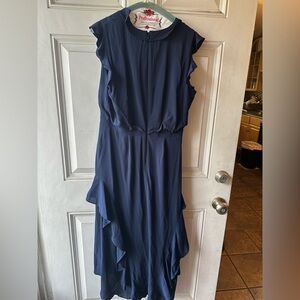 London Times Deep Blue Dress